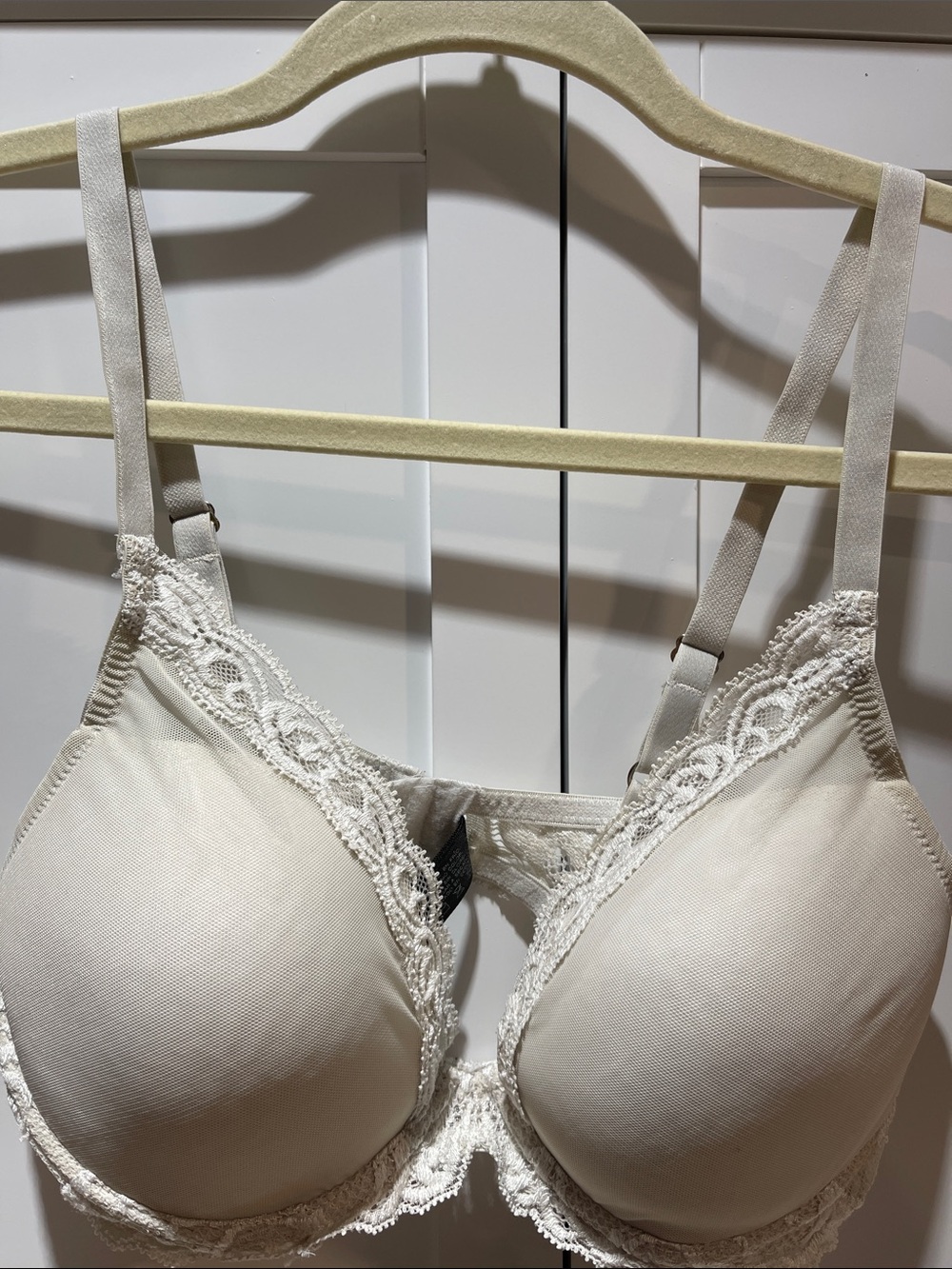 Natori white Lace-Trim T-Shirt Bra